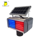 7W Road Construction Warning Traffic Light Solar Powered CE ROHS Approval